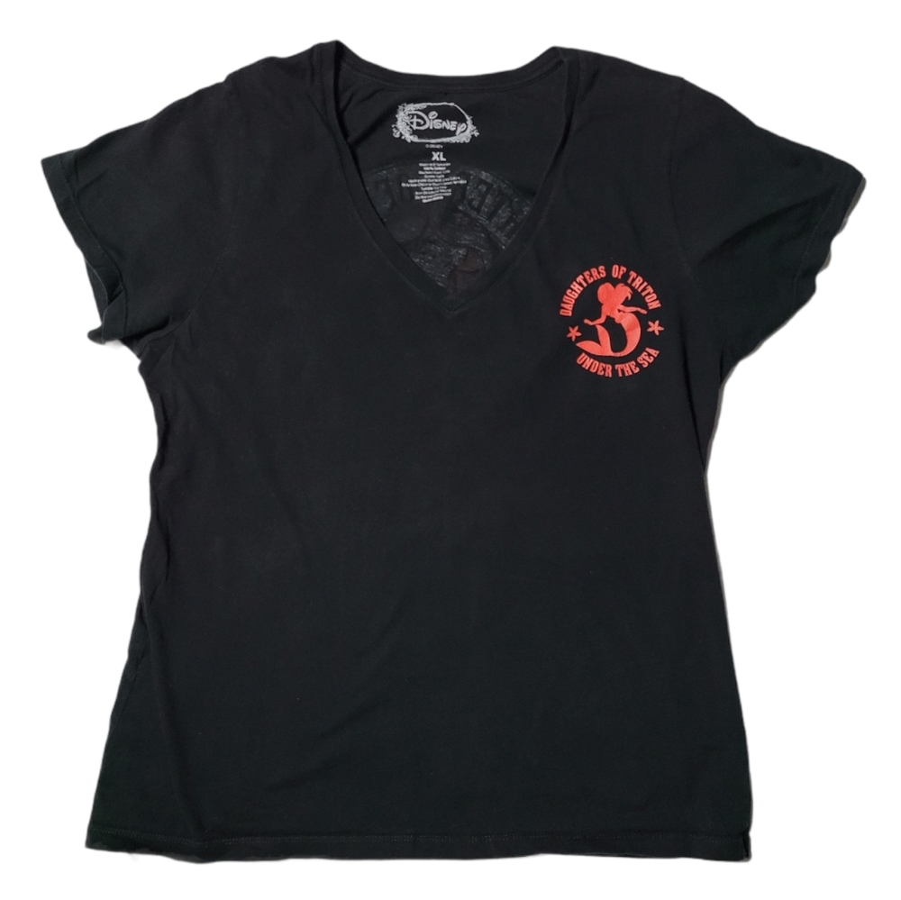 Disney Little Mermaid V-neck T-Shirt - XL